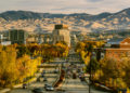 view of downtown Boise in autumn